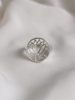 Gabi The Label LOTUS Signet Ring - Big // GABI EXCLUSIVE