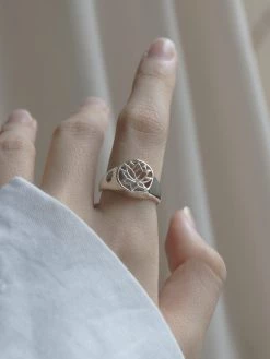 Gabi The Label LOTUS Signet Ring - Small // GABI EXCLUSIVE