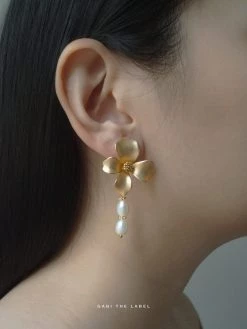 Gabi The Label Lou Flower Earrings *18K Gold-plated
