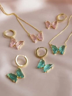 Gabi The Label LOVEDAY Necklace - Seafoam Green *Gold-plated