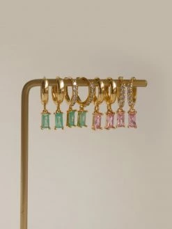 Gabi The Label DREAM Huggies - Pink *18K Gold-plated EARRINGS