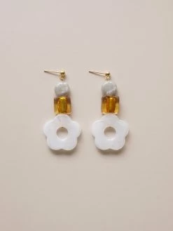 Gabi The Label Mod Flower Earrings *18K Gold-plated