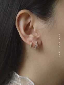 Gabi The Label MOMO Huggies *Gold-plated EARRINGS