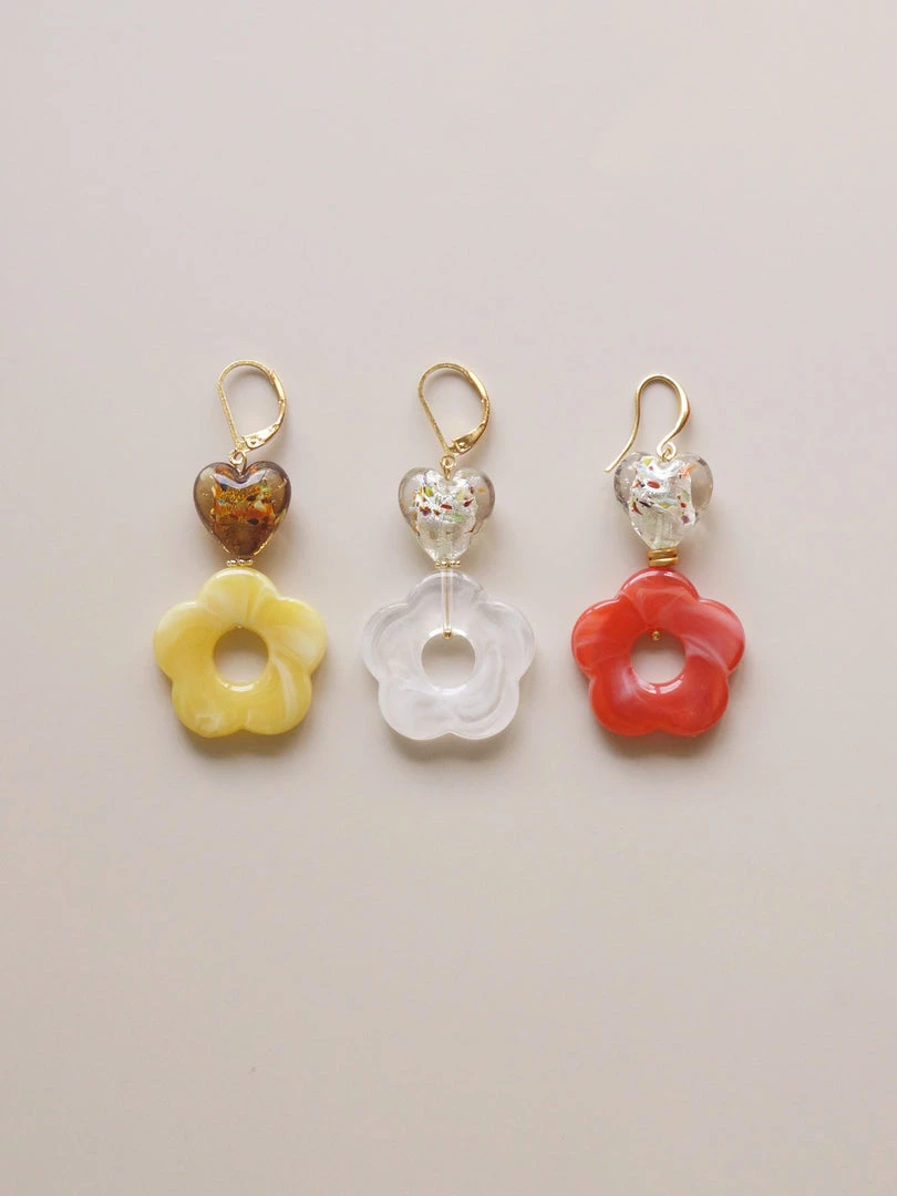 Gabi The Label Mosaic Buttercup Earrings *18K Gold-plated