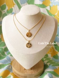 Gabi The Label Peony Pendant Necklace *18K Gold-plated INSPIRED BY NATURE