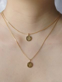 Gabi The Label Peony Pendant Necklace *18K Gold-plated INSPIRED BY NATURE