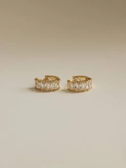 Gabi The Label EARRINGS OLGA Huggies *Gold-plated