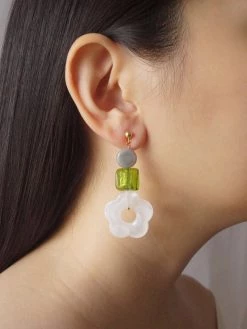 Gabi The Label Mod Flower Earrings *18K Gold-plated