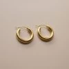 Gabi The Label [ Hoops ] The Omega Hoops - Gold *18k Gold-plated