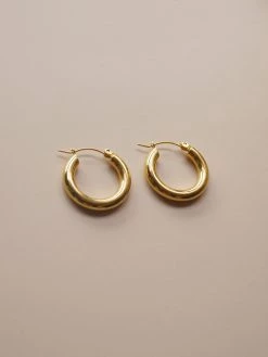 Gabi The Label [ Hoops ] The Omega Hoops - Gold *18k Gold-plated