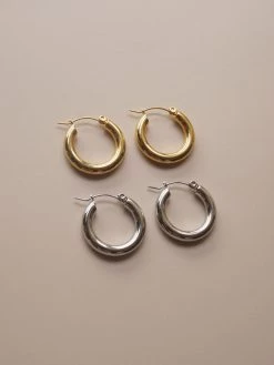 Gabi The Label [ Hoops ] The Omega Hoops - Gold *18k Gold-plated