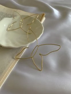 Gabi The Label Papillon (Butterfly) Hoops *Gold-plated