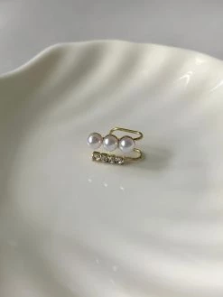 Gabi The Label Pearl CZ Ear Cuff