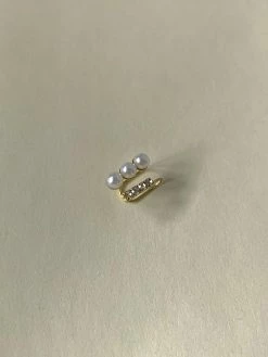 Gabi The Label Pearl CZ Ear Cuff