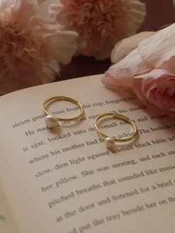 Gabi The Label Pearl Ring - Little Pearl *14k Gold-plated S925