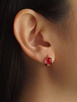 Gabi The Label Agota Earrings - Rose Pink *Gold-plated // GABI EXCLUSIVE