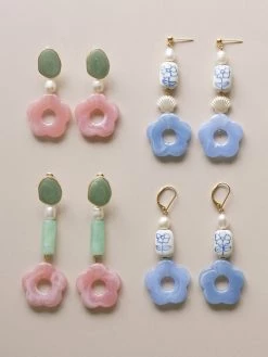 Gabi The Label Peony Earrings - Long