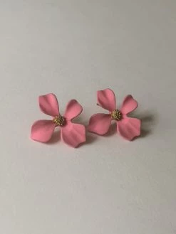 Gabi The Label EARRINGS Matte Flower Earstuds - Cherry Blossom
