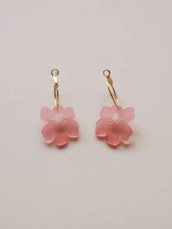 Gabi The Label Anemone Earrings - Petunia Pink