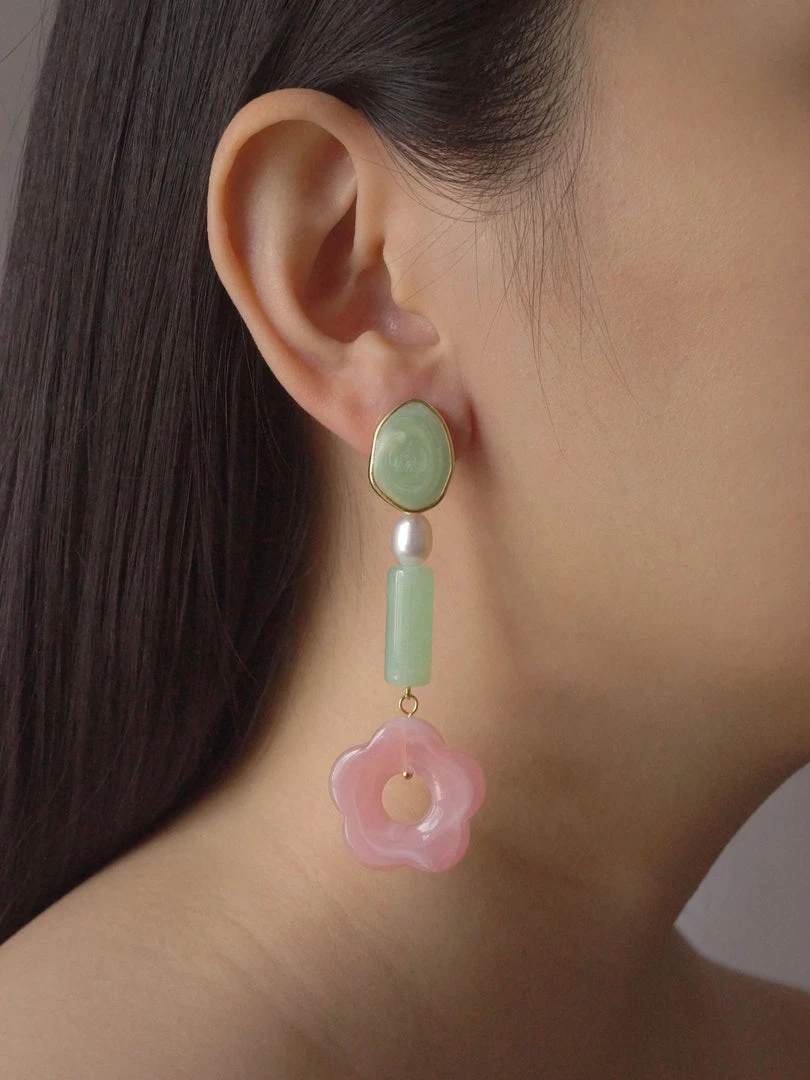 Gabi The Label Peony Earrings - Long