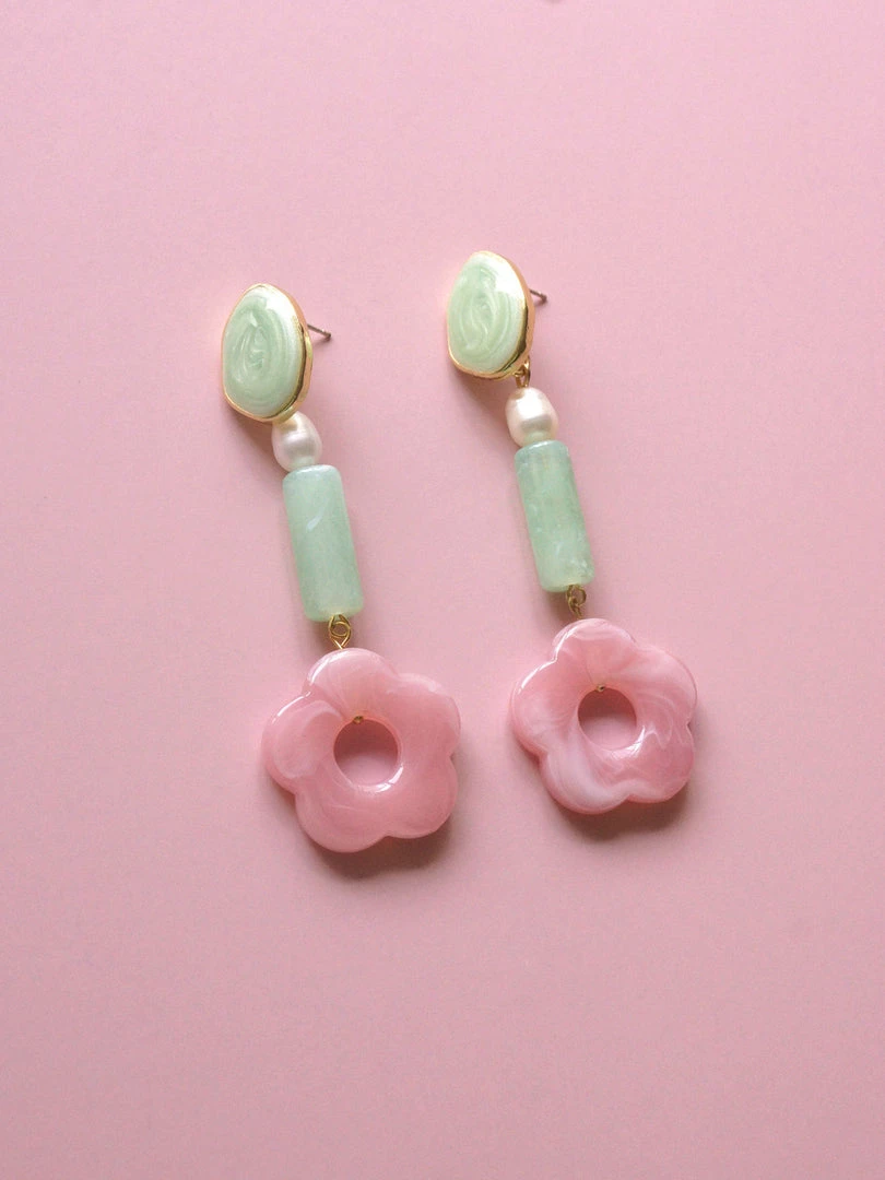 Gabi The Label Peony Earrings - Long