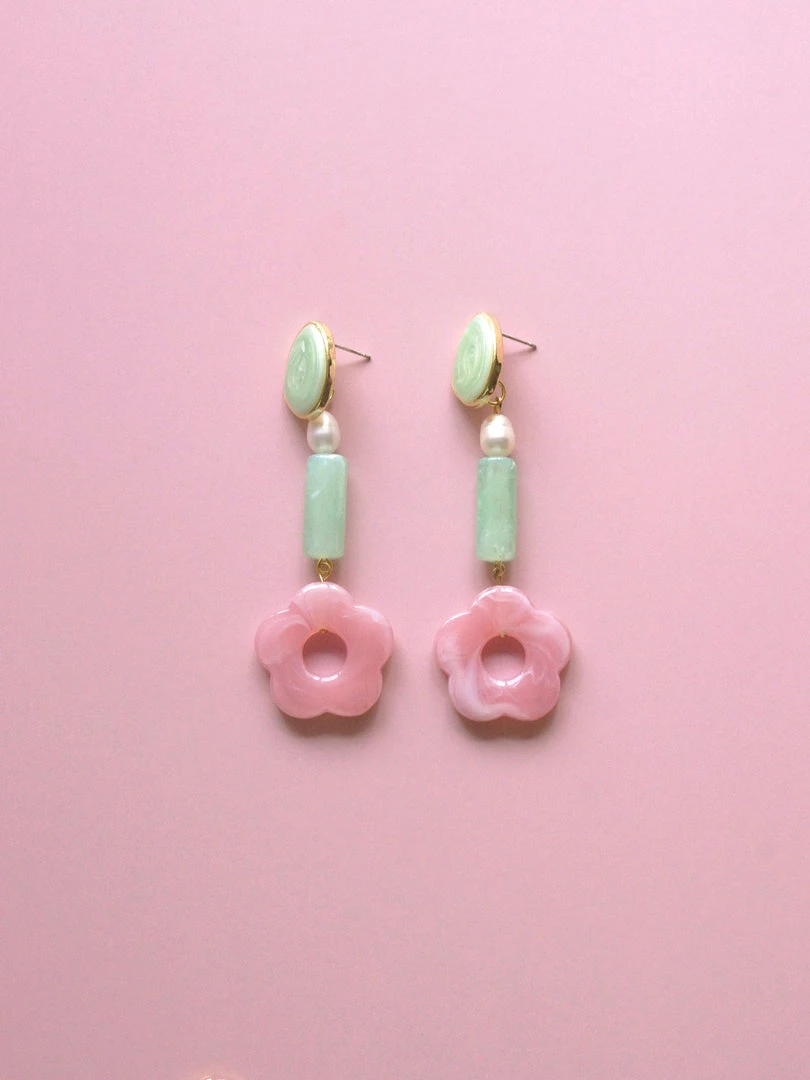 Gabi The Label Peony Earrings - Long