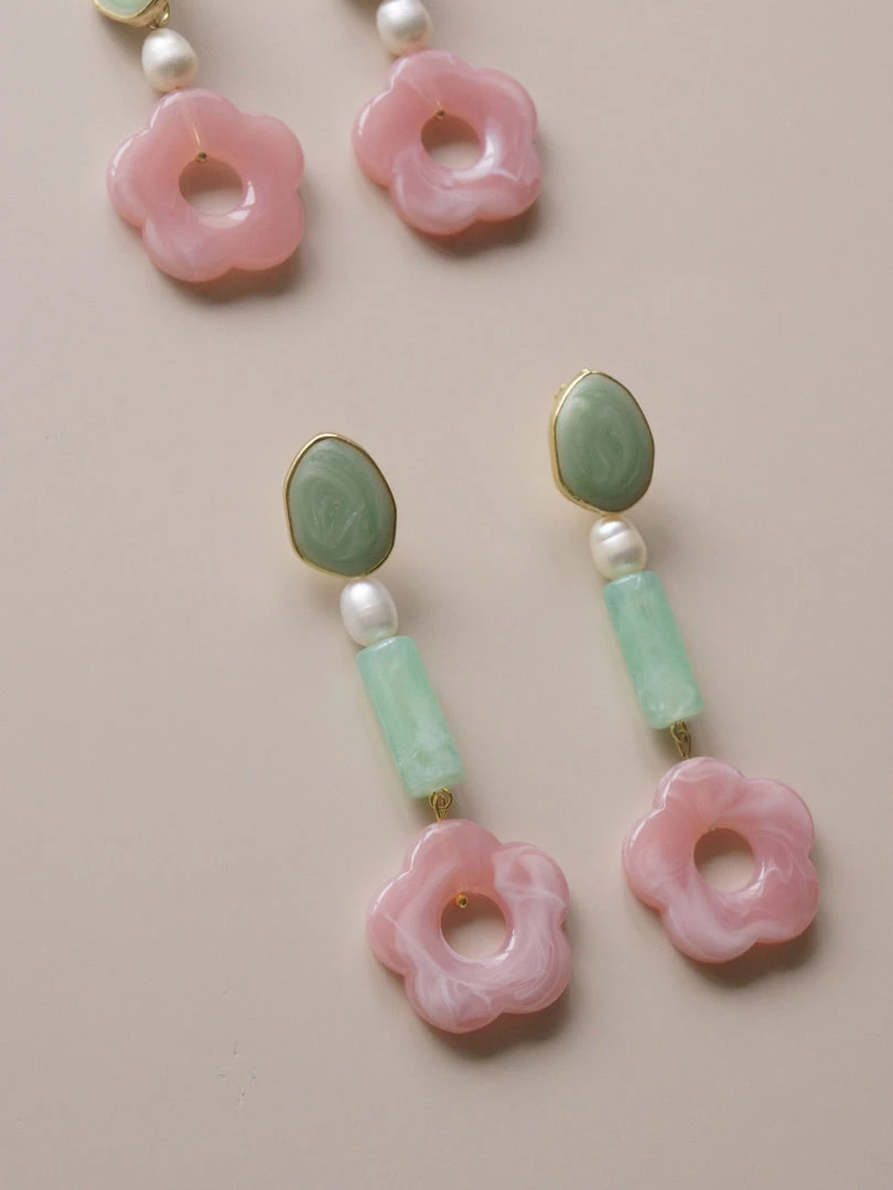 Gabi The Label Peony Earrings - Long