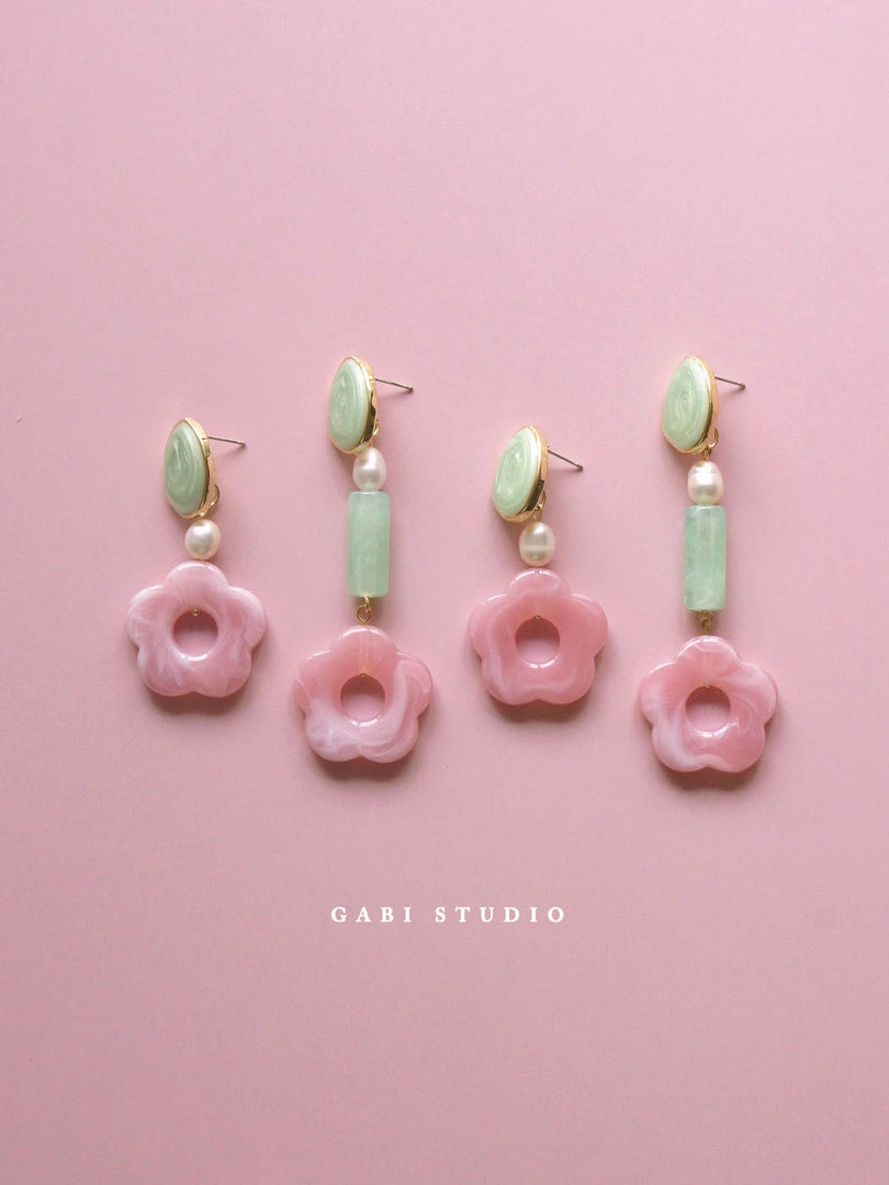 Gabi The Label Peony Earrings - Long