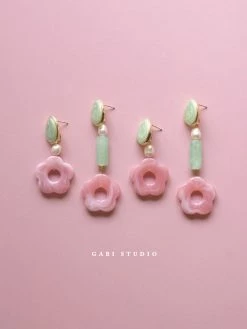 Gabi The Label Peony Earrings - Short