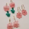 Gabi The Label Anemone Earrings - Petunia Pink