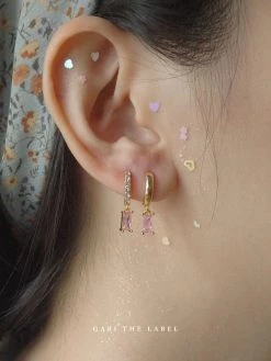 Gabi The Label DREAM Huggies - Pink Crush *18K Gold-plated