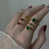 Gabi The Label Emerald Gemstone Ring