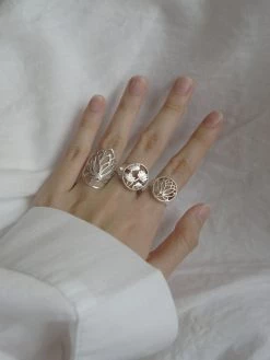 Gabi The Label LOTUS Signet Ring - Big // GABI EXCLUSIVE