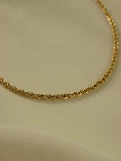 Gabi The Label Rope Necklace - Thin *18K Gold-plated Stainless Steel
