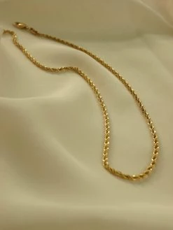 Gabi The Label Rope Necklace - Thin *18K Gold-plated Stainless Steel