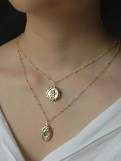 Gabi The Label Flower Locket Necklace *14K Gold-plated