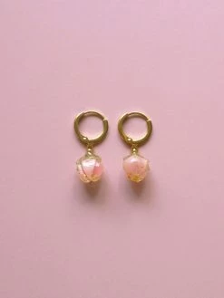 Gabi The Label Romance Rose Huggies *18K Gold-plated EARRINGS