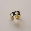 Gabi The Label SAORI Ring - Black *Gold-plated S925
