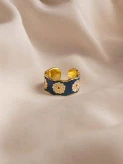 Gabi The Label SAORI Ring - Blue *Gold-plated S925