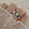 Gabi The Label SAORI Ring - Blue *Gold-plated S925