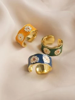 Gabi The Label SAORI Ring - Green *Gold-plated S925