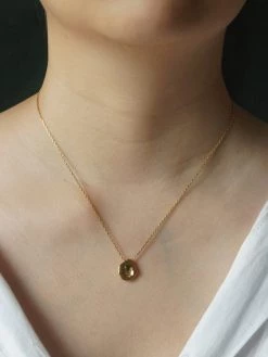 Gabi The Label The Sentient Pendant Necklace *18K Gold-plated Stainless Steel