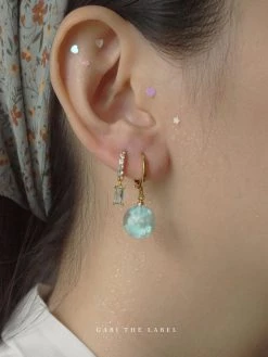 Gabi The Label EARRINGS CLOUD Huggies *18K Gold-plated