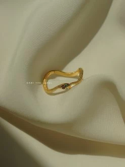Gabi The Label Snake Ring *14k Gold-plated