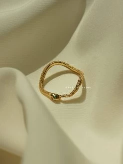 Gabi The Label Snake Ring *14k Gold-plated