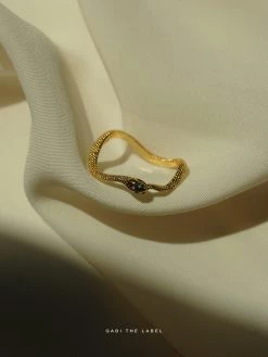 Gabi The Label Snake Ring *14k Gold-plated