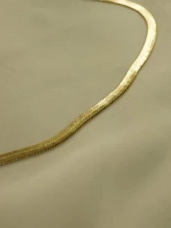 Gabi The Label Snake Chain Necklace *18K Gold-plated Stainless Steel