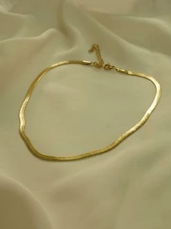 Gabi The Label Snake Chain Necklace *18K Gold-plated Stainless Steel