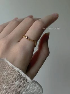 Gabi The Label Snake Ring *14k Gold-plated