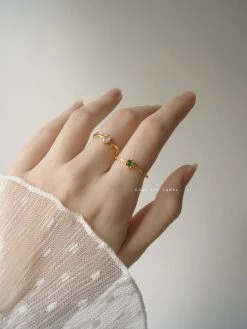 Gabi The Label ISLE OF US Solange Ring *18k Gold-plated S925